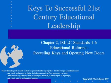 Keys To Successful 21st Century Educational Leadership