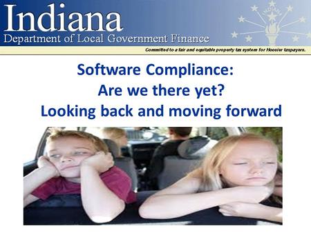 Software Compliance: Are we there yet? Looking back and moving forward.