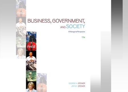 The Study of Business, Government, and Society