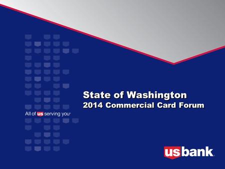State of Washington 2014 Commercial Card Forum