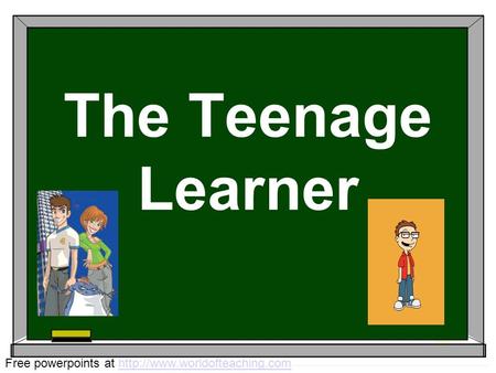 The Teenage Learner Free powerpoints at
