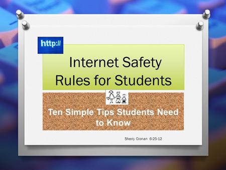 Internet Safety Rules for Students