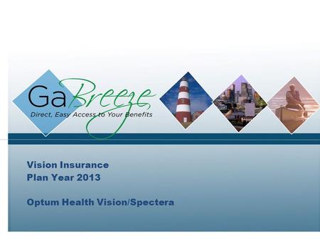 Vision Insurance Plan Year 2013 Optum Health Vision/Spectera.