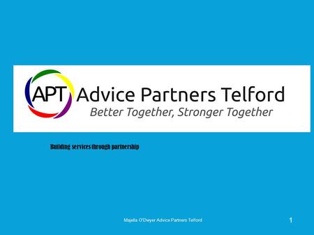1 Building services through partnership