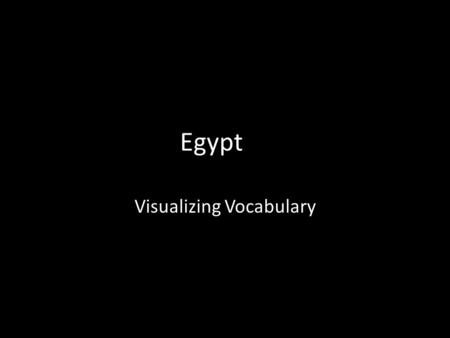 Visualizing Vocabulary