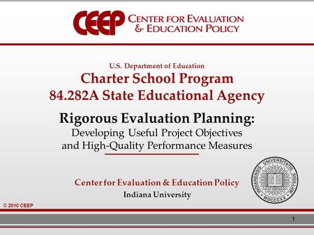 Charter School Program A State Educational Agency