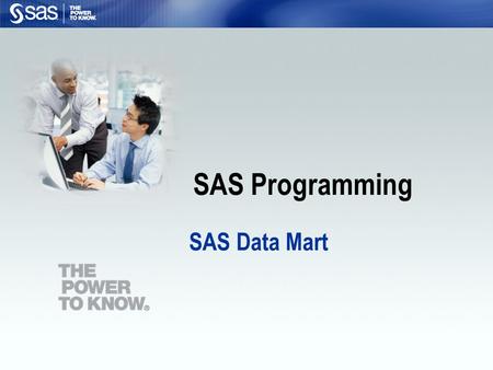 SAS Programming SAS Data Mart. Outline Access different format of data for SAS SAS data mart SAS data manipulation 2.