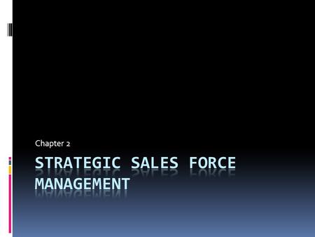 Chapter 2. Learning objectives  The marketing system  The marketing concept and marketing management  Evolution of marketing management  Strategic.