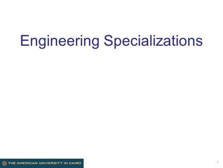 1 Engineering Specializations. 2 Mechanical Engineering Machinery, power, and manufacturing or production methods. Design turbines, printing presses,