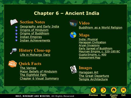 Chapter 6 – Ancient India