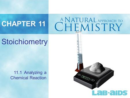 CHAPTER 11 Stoichiometry 11.1 Analyzing a Chemical Reaction.