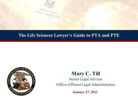 The Life Sciences Lawyer’s Guide to PTA and PTE