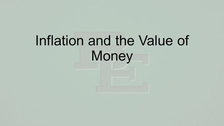 Inflation and the Value of Money. What habits drive consumer spending? How do evolving attitudes change spending habits?