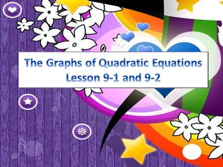 You can use a quadratic polynomial to define a quadratic function A quadratic function is a type of nonlinear function that models certain situations.