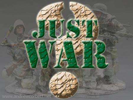 Today we will learn about Christian Just War theory and how that relates to modern wars.