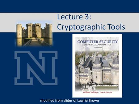 Lecture 3: Cryptographic Tools