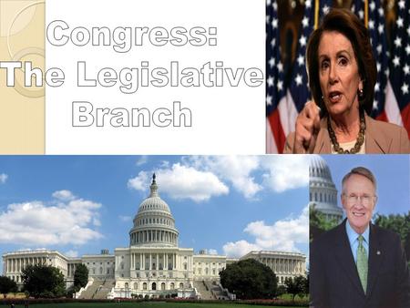 Basic Information Since you get new Representatives every 2 years, we call each 2 year period a “term” of Congress The terms are numbered consecutively…