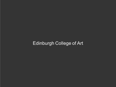 Edinburgh College of Art. Introduction Scottish Documentary Institute (SDI) was started in 2003 by Prof Noe Mendelle to inform and challenge documentary.