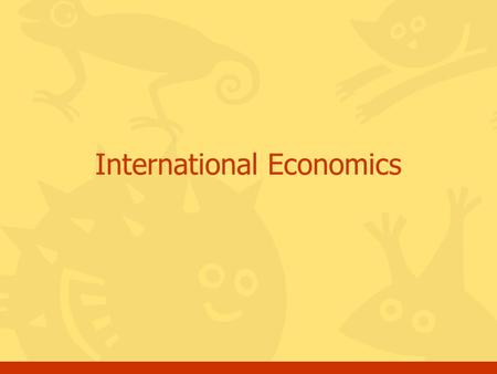 International Economics. Question 1 Foreign Exchange refers to A. Diplomatic meetings of heads of state C. International trade between nations B. Political.