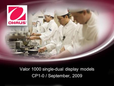 Valor 1000 single-dual display models CP1-0 / September, 2009.