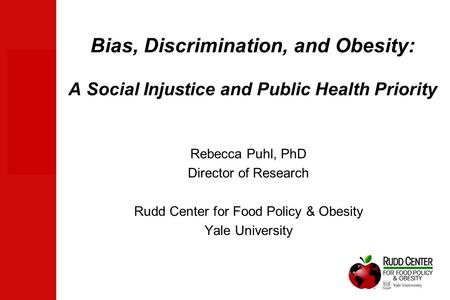 Rudd Center for Food Policy & Obesity