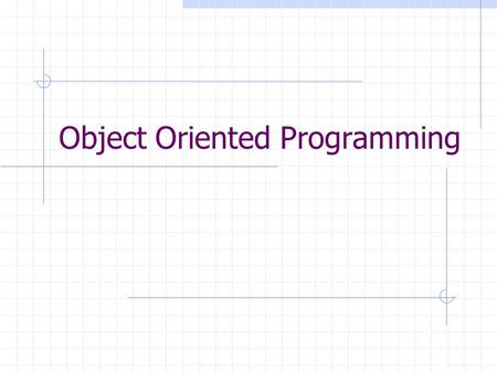 Object Oriented Programming. Problem Description “ …customers are allowed to have different types of bank accounts, deposit money, withdraw money and.