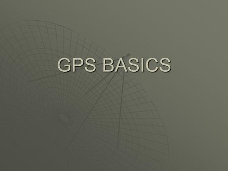 GPS BASICS. What is GPS? Developed by Oklahoma 4-H.