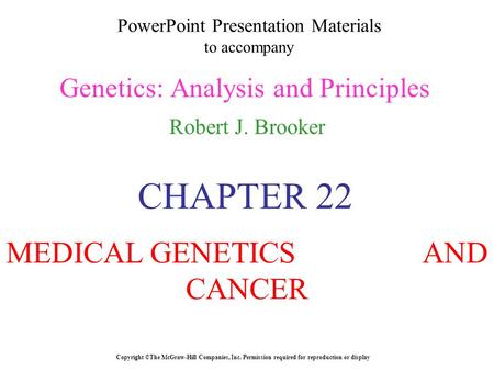PowerPoint Presentation Materials to accompany