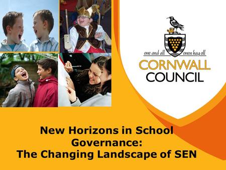 New Horizons in School Governance: The Changing Landscape of SEN.
