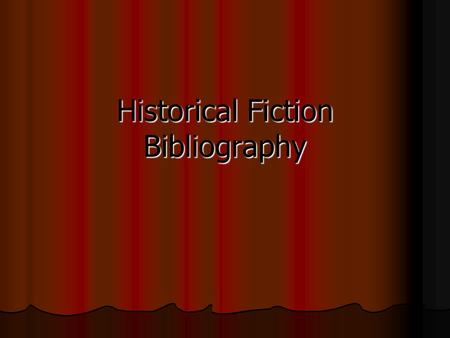 Historical Fiction Bibliography. Ghost Girl Eleven year old April is delighted when president and Mrs. Hoover build a school near her Madison county Virginia,