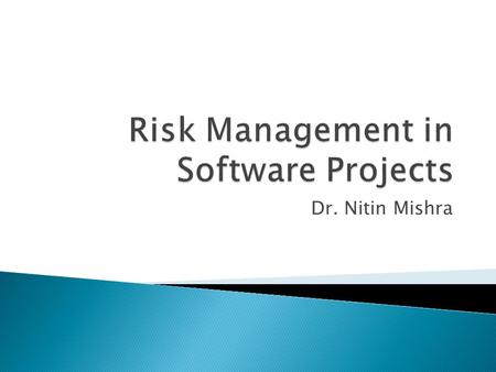 Risk Management in Software Projects