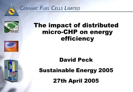 The impact of distributed micro-CHP on energy efficiency