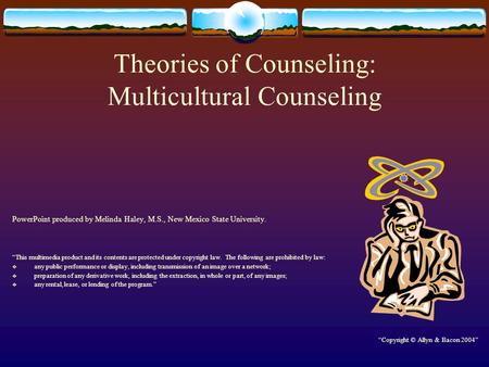 Theories of Counseling: Multicultural Counseling