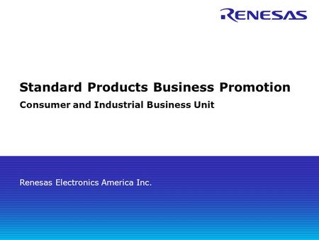 Standard Products Business Promotion