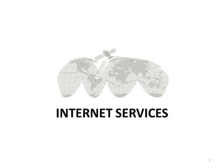 Internet services.