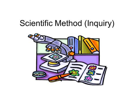 Scientific Method (Inquiry). What is the scientific method….. ? The scientific method is a ______ for answering questions. process.