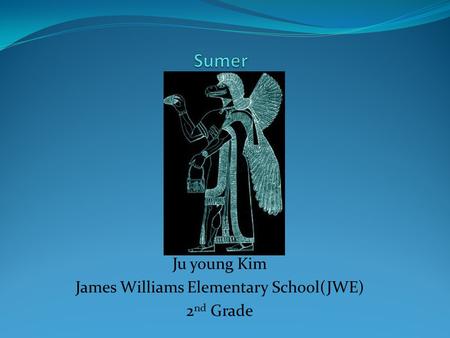 Ju young Kim James Williams Elementary School(JWE) 2 nd Grade.