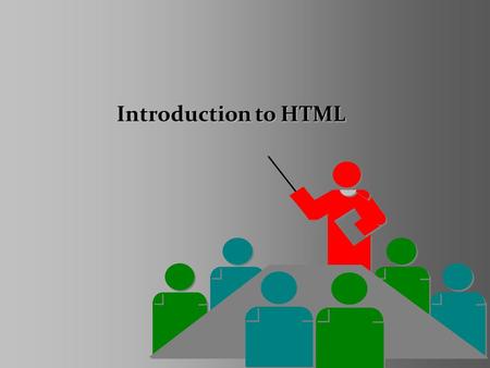 1 Introduction to HTML. 2  W W W – World Wide Web.  HTML – HyperText Markup Language – The Language  of Web Pages on the World Wide Web. HTML is a.