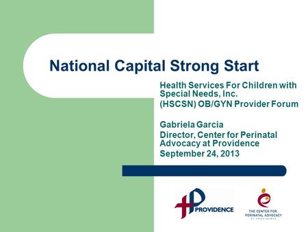 National Capital Strong Start