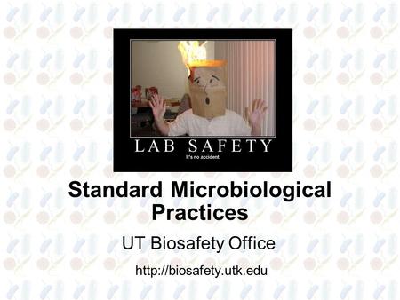 Standard Microbiological Practices UT Biosafety Office