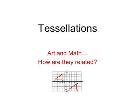 Art and Math… How are they related?