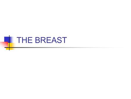 THE BREAST.