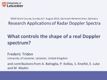 What controls the shape of a real Doppler spectrum?