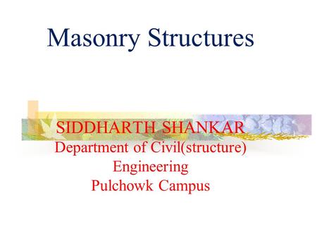 Advantage of Masonry Structure