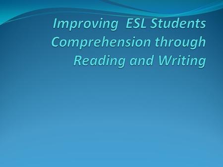 Key Components in Improving Reading Development Oral Language Phonological Awareness Print and Book Knowledge Alphabetic Principle Fluency Comprehension.