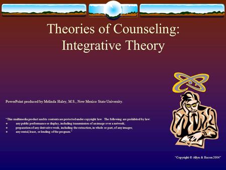 Theories of Counseling: Integrative Theory