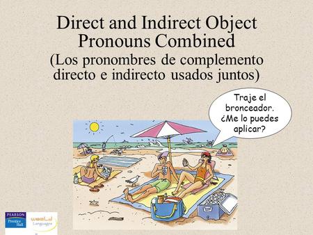 Direct and Indirect Object Pronouns Combined