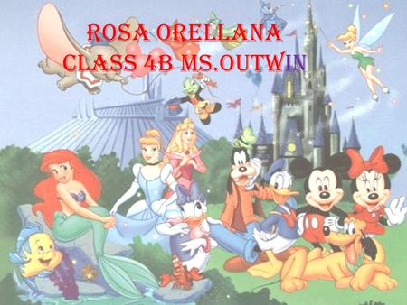 ROSA Orellana CLASS 4B Ms.OUTWIN. 101 Ridge Road Little Silver, NJ 07739-1698.