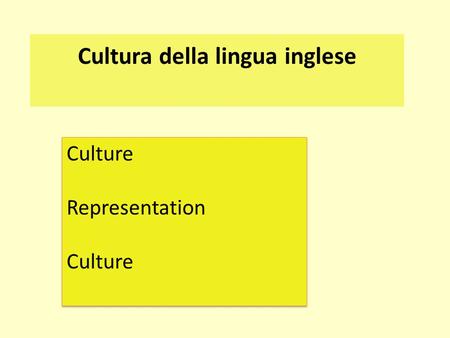 Cultura della lingua inglese