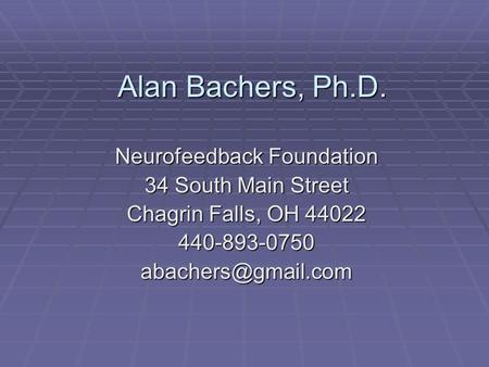 Neurofeedback Foundation